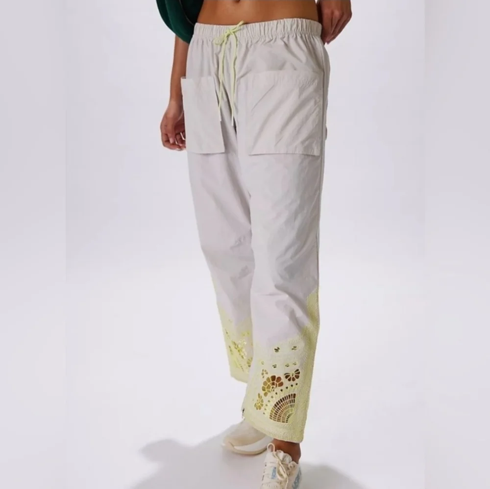 FREE PEOPLE Fly By Night Embroidered Pants NWT Medium - Picture 6 of 12